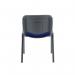 Jemini Ultra Multipurpose Stacking Chair 532x585x805mm Blue/Black KF03343 KF03343