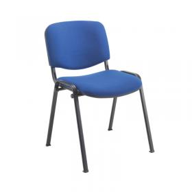 Jemini Ultra Multipurpose Stacking Chair 532x585x805mm Blue/Black KF03343 KF03343