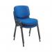 Jemini Ultra Multipurpose Stacking Chair 532x585x805mm BlueBlack KF03343 KF03343