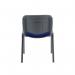 Jemini Ultra Multipurpose Stacking Chair 532x585x805mm BlueBlack KF03343 KF03343