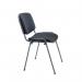 Jemini Ultra Multipurpose Stacking Chair 532x585x805mm Charcoal/Black KF03344 KF03344