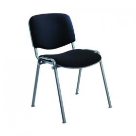 Jemini Ultra Multipurpose Stacking Chair 532x585x805mm Charcoal/Black KF03344 KF03344