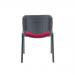 Jemini Ultra Multipurpose Stacking Chair 532x585x805mm Claret/Black KF03345 KF03345