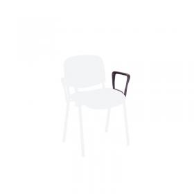 Jemini Arms for Stacking Chair 310x380x110mm Black (Pack of 2) KF03348 KF03348