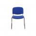 Jemini Ultra Multipurpose Stacking Chair 532x585x805mm Chrome/Blue KF03349 KF03349