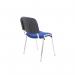 Jemini Ultra Multipurpose Stacking Chair 532x585x805mm ChromeBlue KF03349 KF03349