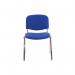 Jemini Ultra Multipurpose Stacking Chair 532x585x805mm ChromeBlue KF03349 KF03349
