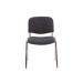 Jemini Ultra Multipurpose Stacking Chair 532x585x805mm Charcoal/Chrome KF03350 KF03350