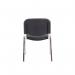 Jemini Ultra Multipurpose Stacking Chair 532x585x805mm CharcoalChrome KF03350 KF03350