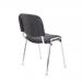 Jemini Ultra Multipurpose Stacking Chair 532x585x805mm Charcoal/Chrome KF03350 KF03350