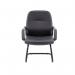 Jemini Rhone Visitors Chair 620x625x980mms Black KF03432 KF03432