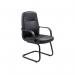 Jemini Rhone Visitors Chair 620x625x980mms Black KF03432 KF03432