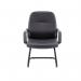 Jemini Rhone Visitors Chair 620x625x980mm Black KF03432 KF03432