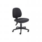 The VOW General Desk Chairs Arista Concept Medium Back Operator Chair features a sleek, modern design and is upholstered in charcoal fabric. Its medium back provides support for the lower back while its adjustable height allows for personalized comfort.