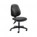 The picture shows two VOW High Back Chairs, one of which is the Arista Aire High Back Operator Chair. Both chairs measure 700x700x970-1100mm and are colored in charcoal. The chairs have a sleek and modern design with ergonomic features, making them suitable for office use. The high back provides ample support for the users back and the adjustable height allows for customizable comfort. The charcoal color adds a touch of sophistication to any office space.