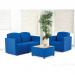 Arista Modular Reception Chair 610x670x830mm Blue KF03489 KF03489