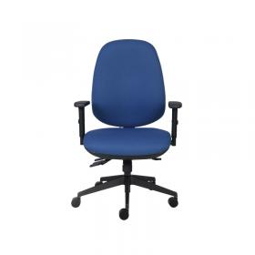 Cappela Rise High Back Posture Chair 652x545x820mm Blue KF03494 KF03494