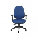 Cappela Rise High Back Posture Chair 652x545x820mm Blue KF03494 KF03494