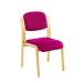 Jemini Claret Wood Frame Side Chair No Arms KF03513
