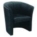Arista Tub Chair Fabric Charcoal KF03522