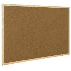 Cheap Stationery Supply of Q-Connect Lightweight Cork Noticeboard 400x600mm KF03566 KF03566 Office Statationery