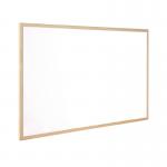 Q-Connect Wooden Frame Whiteboard 600x400mm KF03570 KF03570