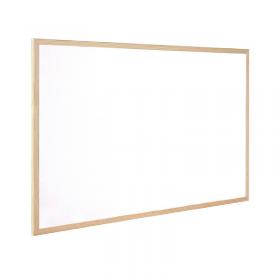 Q-Connect Wooden Frame Whiteboard 600x400mm KF03570 KF03570