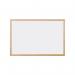 Q-Connect Wooden Frame Whiteboard 600x400mm KF03570 KF03570