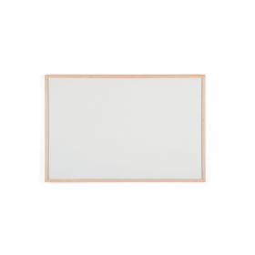 Q-Connect Wooden Frame Whiteboard 900x600mm KF03571 KF03571