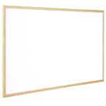 Q-Connect Wooden Frame Whiteboard 900x600mm KF03571 KF03571
