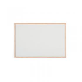 Q-Connect Wooden Frame Whiteboard 900x1200mm KF03572 KF03572