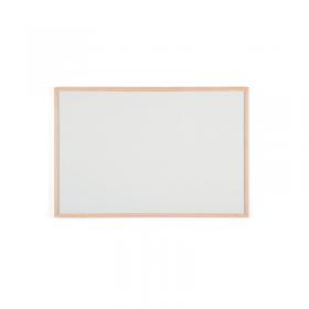 Q-Connect Wooden Frame Whiteboard 900x1200mm KF03572 KF03572