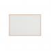 Q-Connect Wooden Frame Whiteboard 900x1200mm KF03572 KF03572