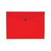 Q-Connect Polypropylene Document Folder A4 Red (Pack of 12) KF03594 KF03594