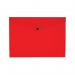 Q-Connect Polypropylene Document Folder A4 Red (Pack of 12) KF03594 KF03594