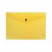 Q-Connect Polypropylene Document Folder A4 Yellow (Pack of 12) KF03595 KF03595