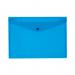 Q-Connect Polypropylene Document Folder A4 Blue (Pack of 12) KF03596 KF03596