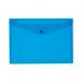 Q-Connect Polypropylene Document Folder A4 Blue (Pack of 12) KF03596 KF03596