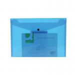 Q-Connect Polypropylene Document Folder A4 Blue (Pack of 12) KF03596 KF03596