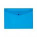 Q-Connect Polypropylene Document Folder A4 Blue (Pack of 12) KF03596 KF03596
