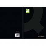 Q-Connect Hardback Casebound Notebook A5 Black (Pack of 3) KF03726 KF03726