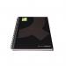 Q-Connect Hardback Wirebound Book A5 Black (Pack of 3) KF03728 KF03728