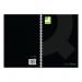 Q-Connect Polypropylene Wirebound Book A5 Black (Pack of 3) KF03730 KF03730