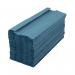 2Work 1-Ply C-Fold Hand Towels Blue (2880 Pack) KF03800 KF03800