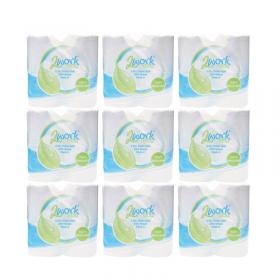 2Work Recycled 2-Ply Toilet Roll 200 Sheets (36 Pack) KF03809 KF03809