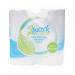 2Work Recycled Toilet Roll 2-Ply 200 Sheets (Pack of 36) KF03809 KF03809