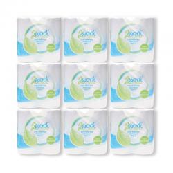 2Work Recycled Toilet Roll 2-Ply 200 Sheets (Pack of 36) KF03809 KF03809