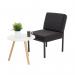 Jemini Reception Chair 520x670x800mm Charcoal KF04010 KF04010