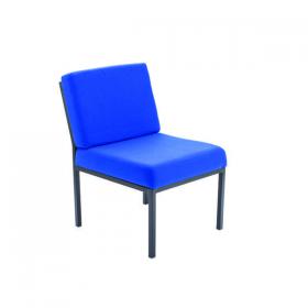 Jemini Reception Chair 520x670x800mm Blue KF04011 KF04011