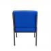 Jemini Reception Chair 520x670x800mm Blue KF04011 KF04011